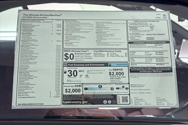 2027 BMW 4 Series 430i