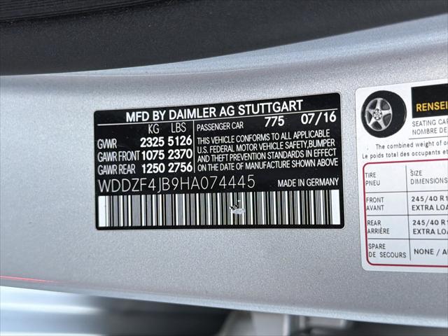 2017 Mercedes-Benz E-CLASS E 300 E300
