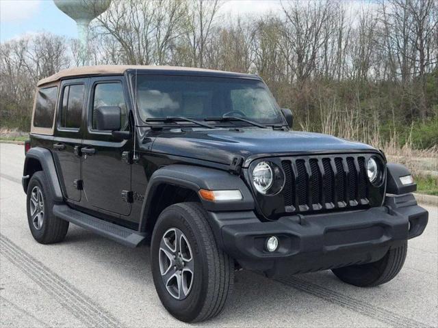 2020 Jeep Wrangler Black and Tan 4x4 for sale in Georgetown, KY