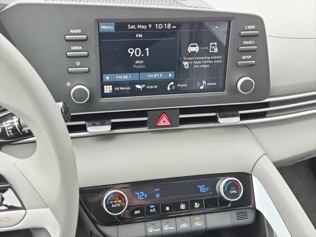 2026 Hyundai Elantra Hybrid Blue
