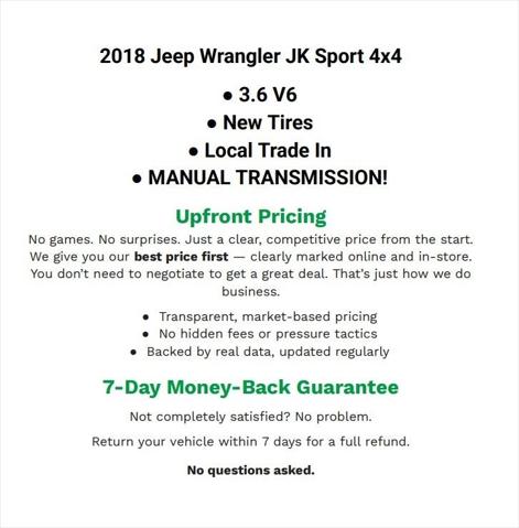 2018 Jeep Wrangler JK Sport 4x4