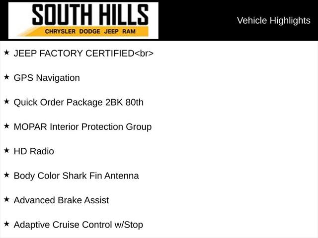 2021 Jeep Grand Cherokee 80th Anniversary 4x4