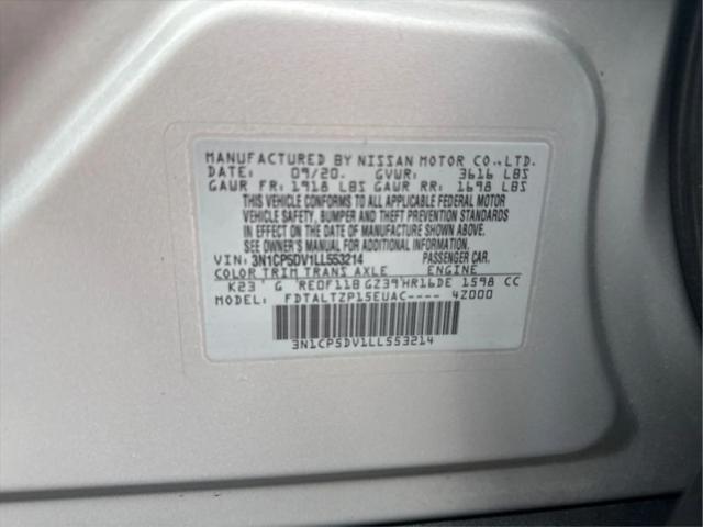 2020 Nissan Kicks SR Xtronic CVT
