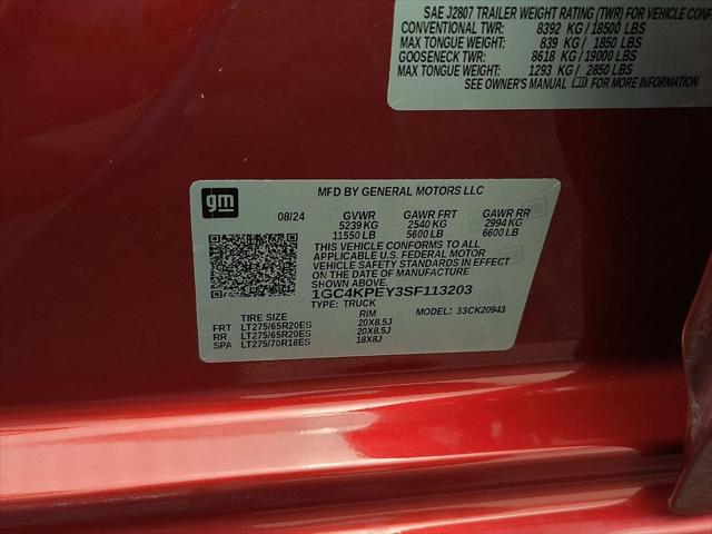2025 Chevrolet Silverado 2500HD 4WD Crew Cab Long Bed LTZ