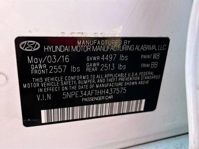 2017 Hyundai Sonata Sport