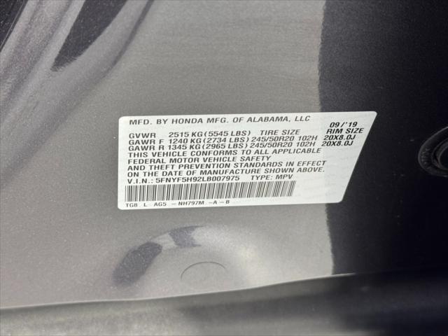 2020 Honda Pilot 2WD Touring 8 Passenger