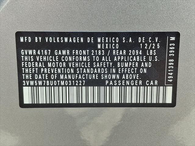2026 Volkswagen Jetta S