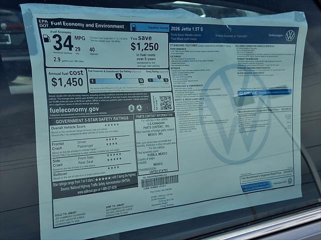 2026 Volkswagen Jetta S