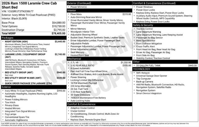 2026 Ram 1500 Laramie
