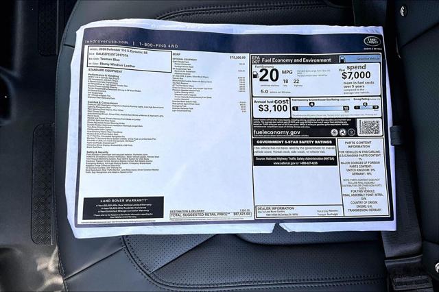 2026 Land Rover Defender P400 X-Dynamic SE