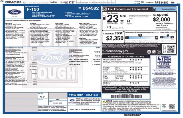 2024 Ford F-150 Platinum
