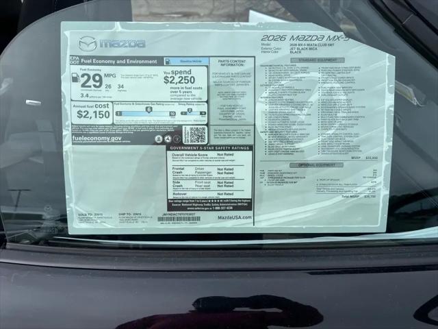 2026 Mazda MX-5 Club