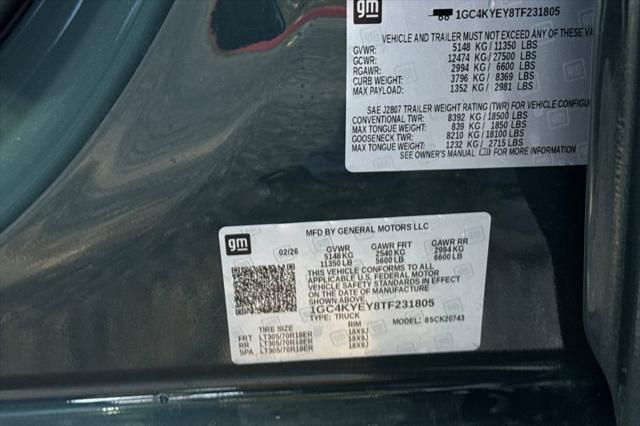 2026 Chevrolet Silverado 2500HD Crew Cab, Standard Bed, XR2, 4WD