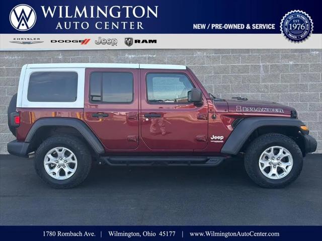 2021 Jeep Wrangler Islander 4x4 for sale in Wilmington, OH