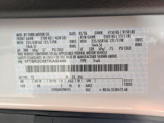 2026 Ford Transit Cargo Van Base