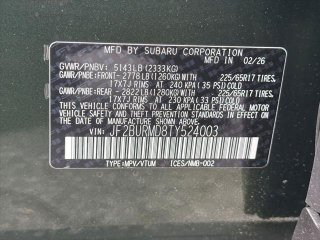2026 Subaru Outback Wilderness