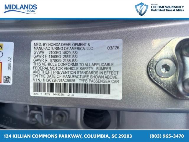 2026 Honda Accord Sedan Sport-L