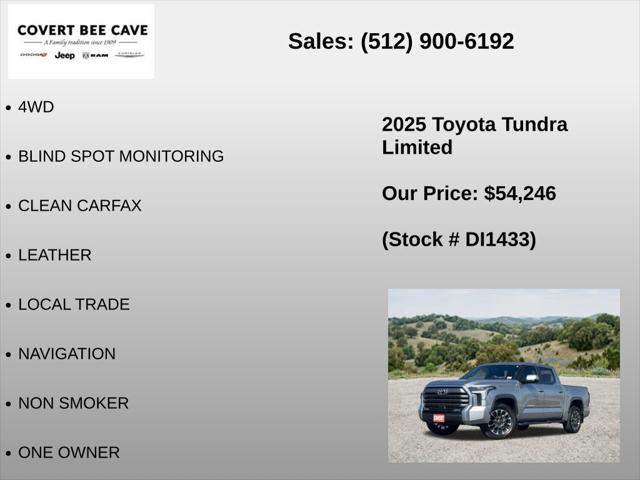 2025 Toyota Tundra Limited