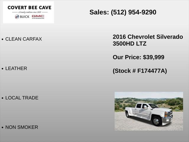 2016 Chevrolet Silverado 3500HD LTZ
