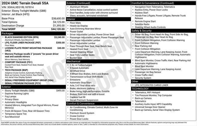 2024 GMC Terrain AWD Denali