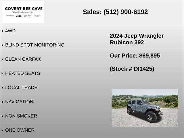2024 Jeep Wrangler 4-Door Rubicon 392 4x4