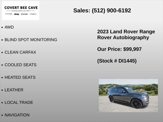 2023 Land Rover Range Rover Autobiography