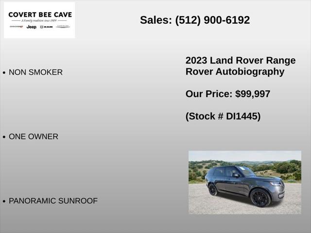 2023 Land Rover Range Rover Autobiography