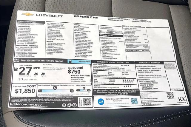 2026 Chevrolet Equinox FWD LT