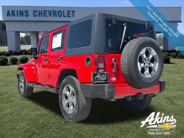2017 Jeep Wrangler Unlimited Sahara 4x4