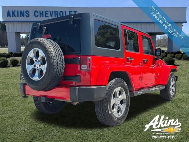 2017 Jeep Wrangler Unlimited Sahara 4x4