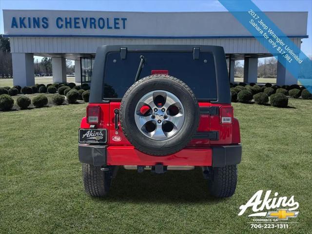 2017 Jeep Wrangler Unlimited Sahara 4x4