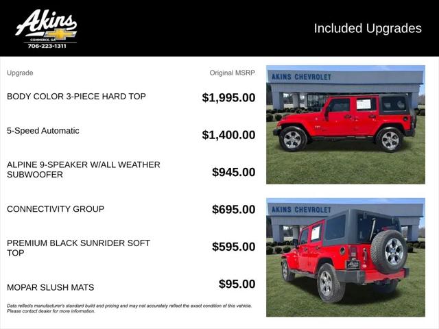 2017 Jeep Wrangler Unlimited Sahara 4x4