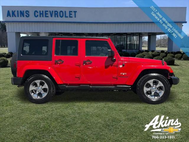 2017 Jeep Wrangler Unlimited Sahara 4x4