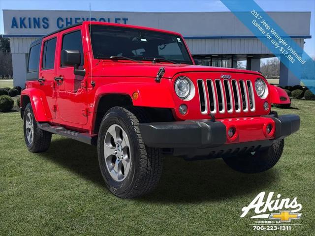 2017 Jeep Wrangler Unlimited Sahara 4x4