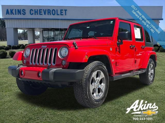 2017 Jeep Wrangler Unlimited Sahara 4x4