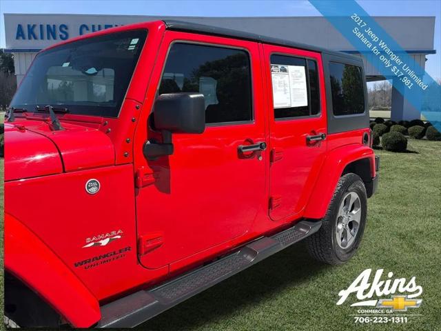 2017 Jeep Wrangler Unlimited Sahara 4x4