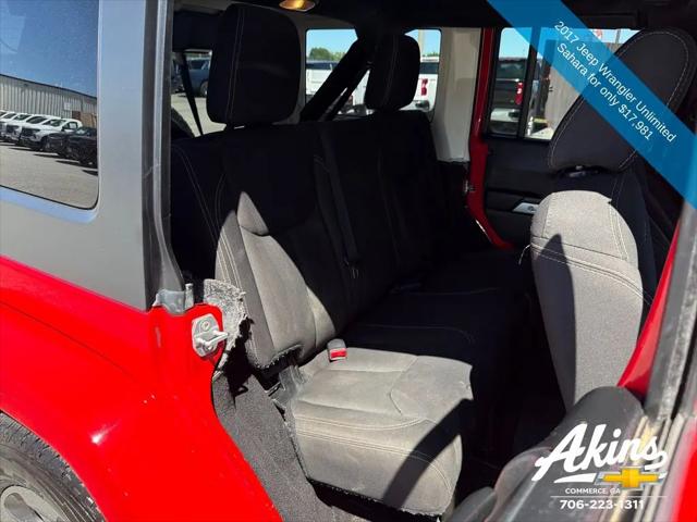 2017 Jeep Wrangler Unlimited Sahara 4x4