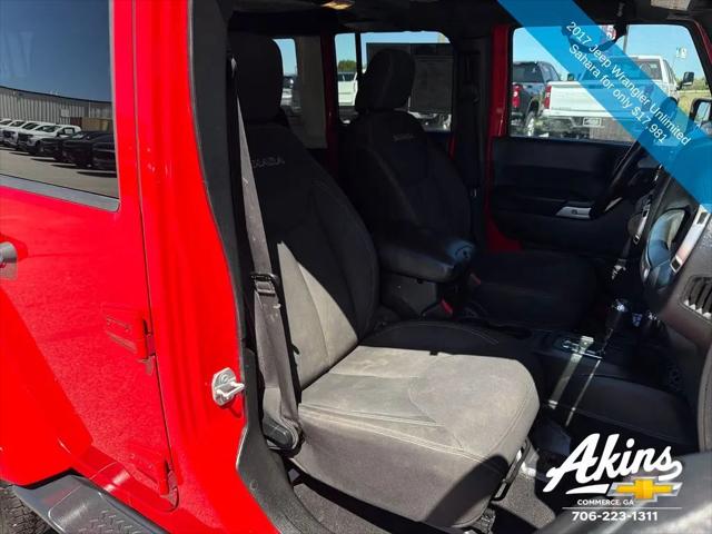 2017 Jeep Wrangler Unlimited Sahara 4x4