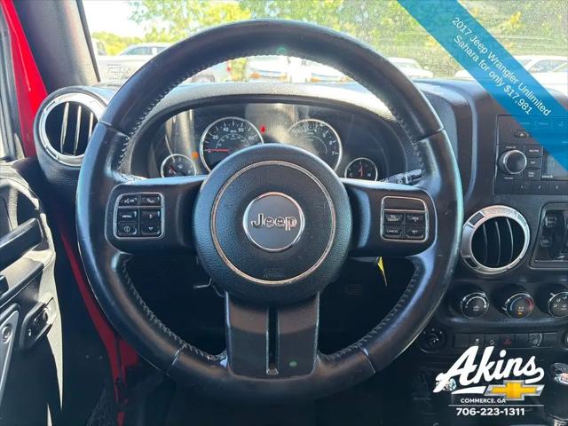 2017 Jeep Wrangler Unlimited Sahara 4x4
