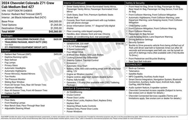 2024 Chevrolet Colorado 4WD Z71