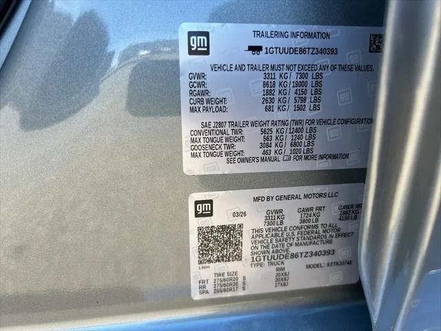 2026 GMC Sierra 1500 Crew Cab, Standard Bed, SLT, 4WD