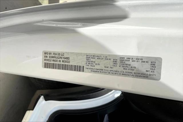 2024 Ram ProMaster Cargo Van Tradesman High Roof 159" WB EXT w/Pass Seat
