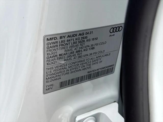 2021 Audi Q8 Premium Plus 55 TFSI quattro Tiptronic