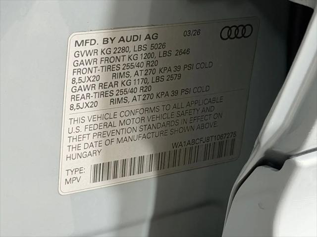 2026 Audi Q3 TFSI quattro S tronic