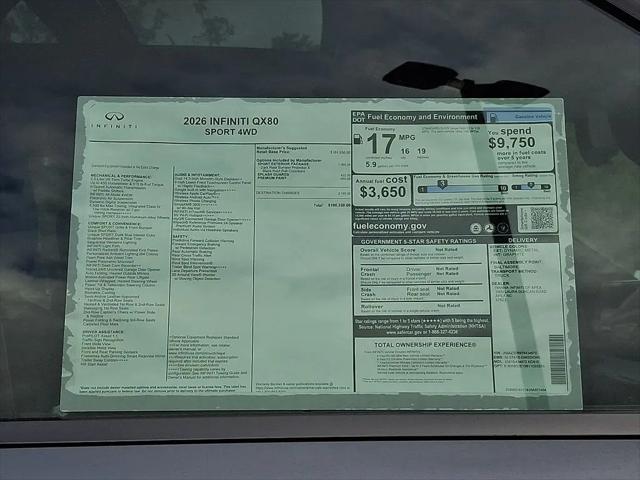 2026 INFINITI QX80 SPORT AWD