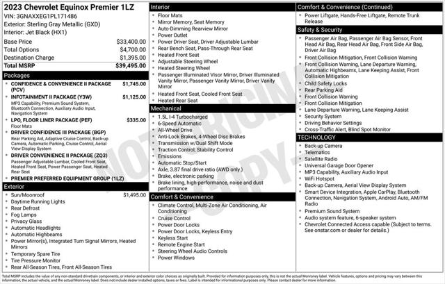 2023 Chevrolet Equinox AWD Premier