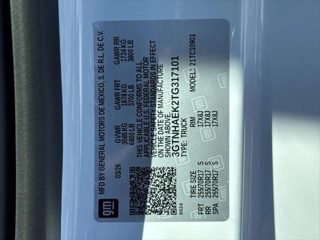 2026 GMC Sierra 1500 Regular Cab, Long Bed, Pro, RWD