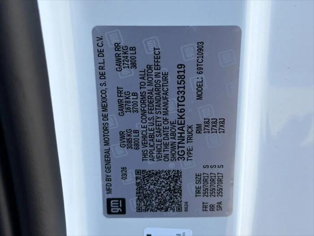 2026 GMC Sierra 1500 Regular Cab, Long Bed, Pro, RWD