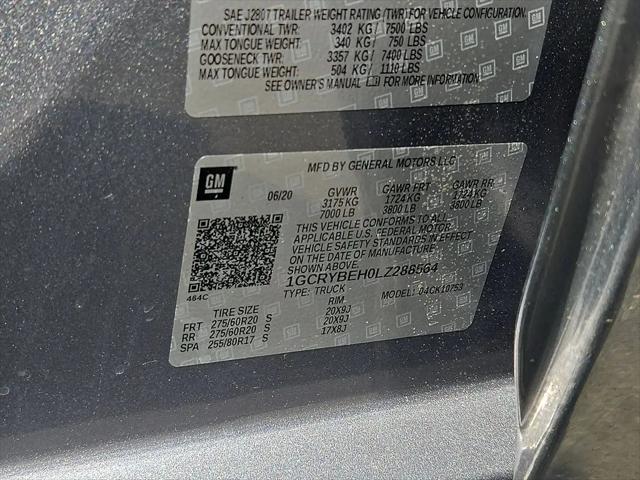 2020 Chevrolet Silverado 1500 4WD Double Cab Standard Bed Custom