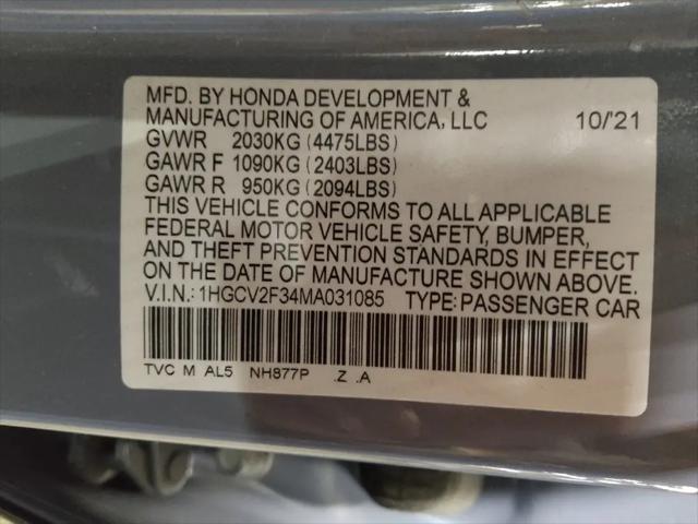 2021 Honda Accord Sport 2.0T